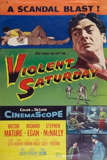Violent Saturday movie poster - Rated 6.8/10
