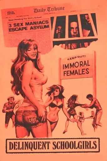 Delinquent Schoolgirls movie poster - Rated 4.7/10