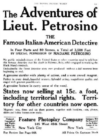 The Adventures of Lieutenant Petrosino movie poster - Rated 3.7/10