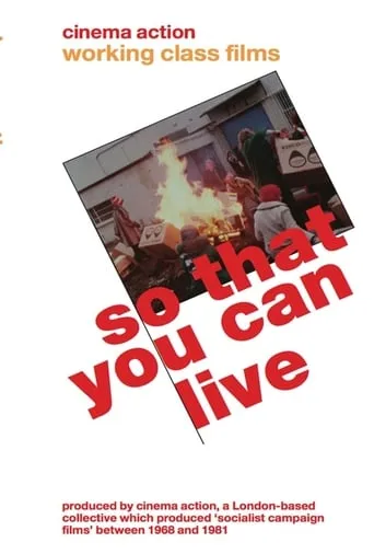 So That You Can Live movie poster - Rated 5/10