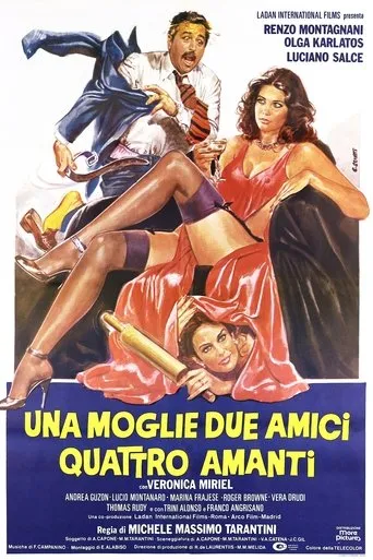 A Wife, Two Friends, Four Lovers movie poster - Rated 3.5/10