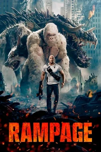 Rampage movie poster - Rated 6.459/10