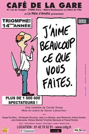J'aime beaucoup ce que vous faites movie poster - Rated 5/10