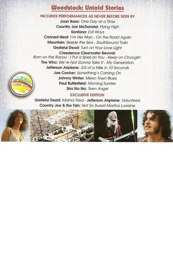 Woodstock: Untold Stories movie poster - Entertainment content