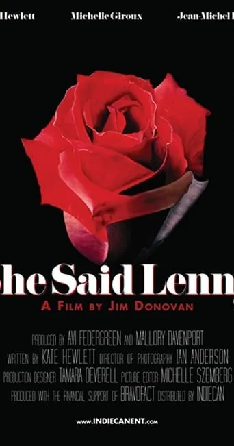 She Said Lenny movie poster - Rated 4/10