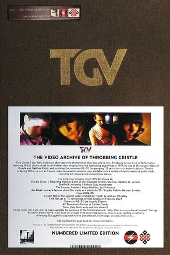 TGV - The Video Archive of Throbbing Gristle movie poster - Entertainment content