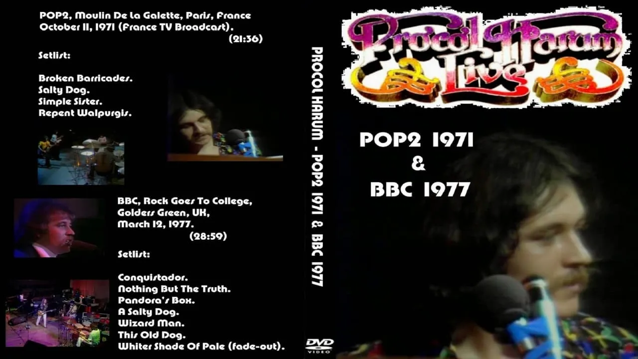 Procol Harum - Live - POP2 (1971) & BBC (1977)