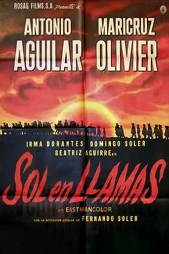 Sol en llamas movie poster - Rated 5.429/10