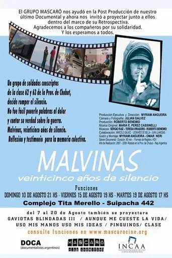 Malvinas. Veinticinco años de silencio movie poster - Entertainment content