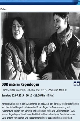 DDR unterm Regenbogen movie poster - Rated 8.2/10