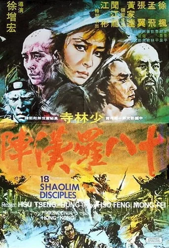 18 Shaolin Disciples movie poster - Rated 2/10