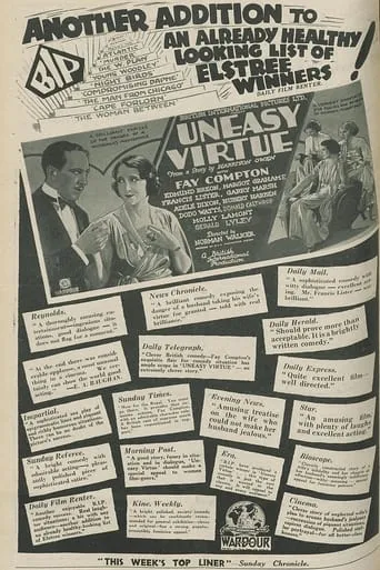 Uneasy Virtue movie poster - Entertainment content