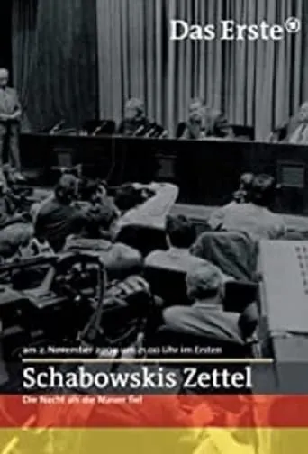 Schabowskis Zettel - Die Nacht, als die Mauer fiel movie poster - Rated 7/10