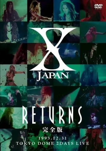 X JAPAN RETURNS 1993.12.31 Tokyo Dome 2 Days Live movie poster - Entertainment content