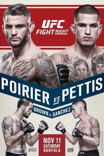 UFC Fight Night 120: Poirier vs. Pettis movie poster - Rated 6/10