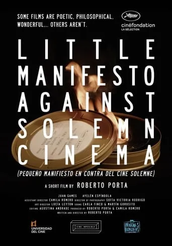 Little Manifesto Against Solemn Cinema movie poster - Rated 2/10