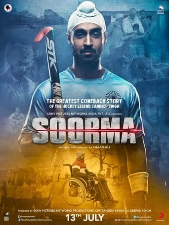 Soorma movie poster - Rated 7.2/10