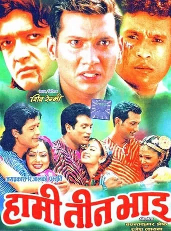 Hami Teen Bhai movie poster - Rated 8/10