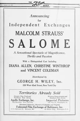 Salome movie poster - Rated 6/10