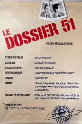 Dossier 51 movie poster - Rated 6.5/10