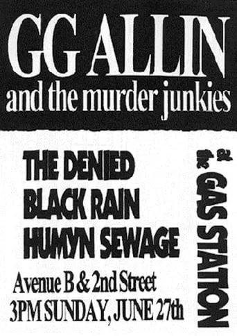 GG Allin: Live at the Gas Station movie poster - Rated 7/10