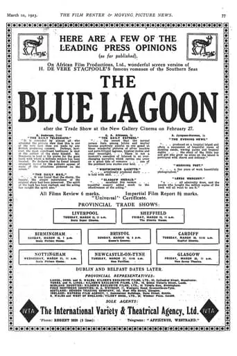 The Blue Lagoon movie poster - Rated 5/10