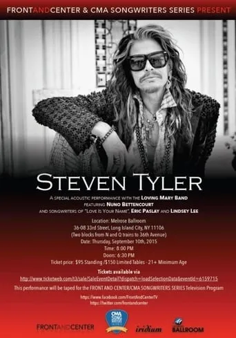 Steven Tyler ‎– Front And Center movie poster - Entertainment content