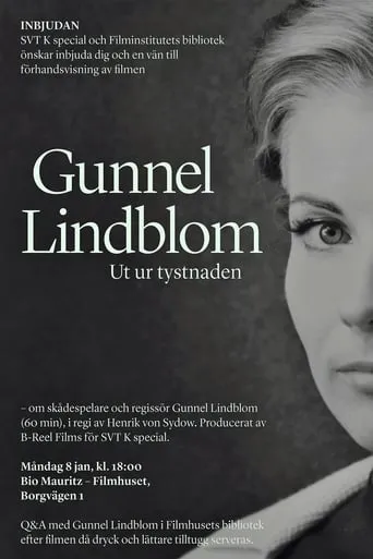 Gunnel Lindblom: ut ur tystnaden movie poster - Rated 8/10