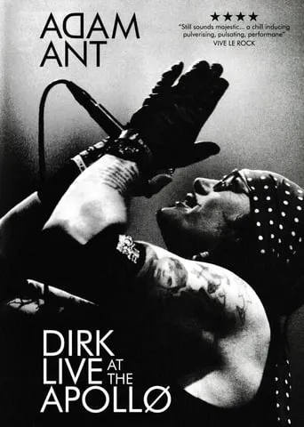 Adam Ant: Dirk Live at the Apollo movie poster - Entertainment content