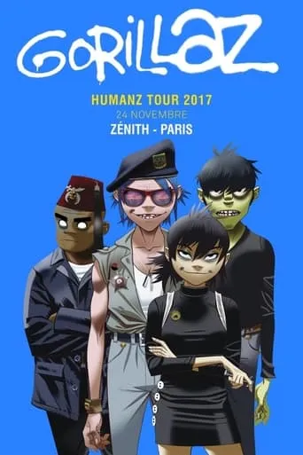 Gorillaz at Zénith 2017 movie poster - Rated 7/10