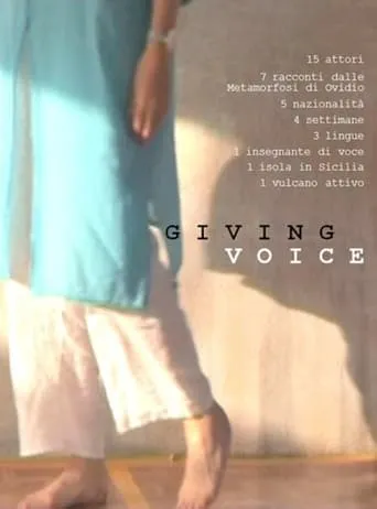 La voce naturale - Giving Voice movie poster - Entertainment content