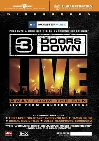 3 Doors Down: Away from the Sun, Live from Houston, Texas movie poster - Entertainment content