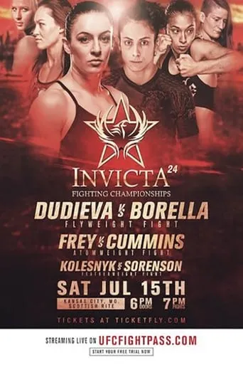 Invicta FC 24: Dudieva vs. Borella movie poster - Entertainment content