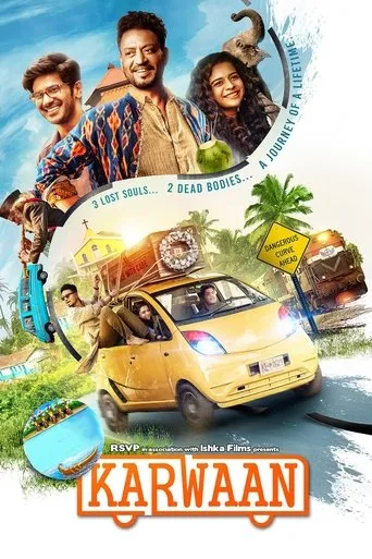Karwaan movie poster - Rated 7/10