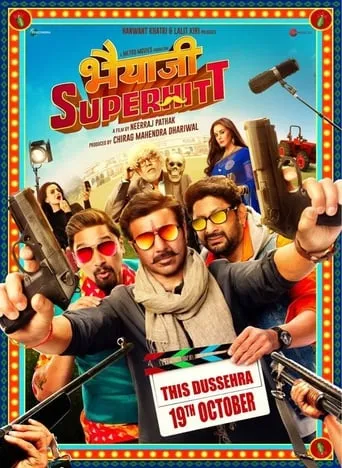 Bhaiaji Superhitt movie poster - Rated 4/10