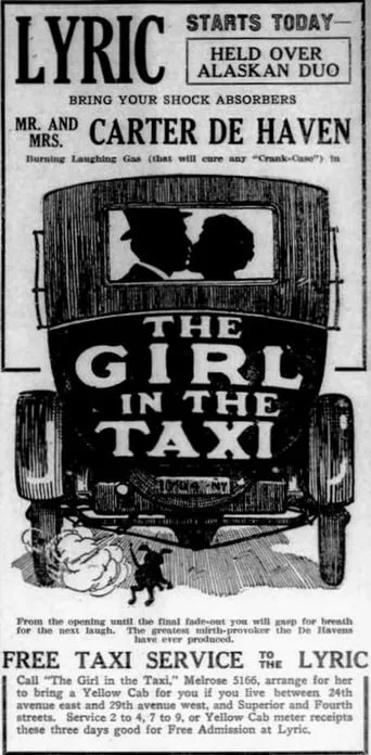 The Girl in the Taxi movie poster - Rated 7/10