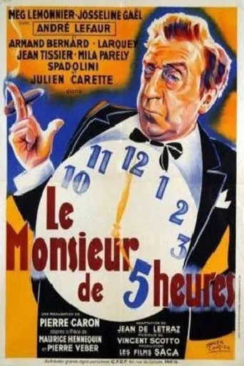 Le Monsieur de 5 heures movie poster - Entertainment content