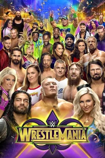 WWE WrestleMania 34 movie poster - Rated 7.3/10