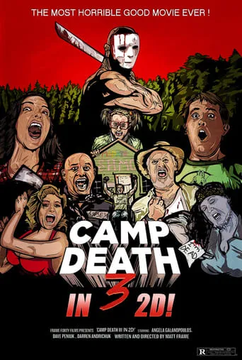 Camp Death III in 2D! movie poster - Rated 1.4/10