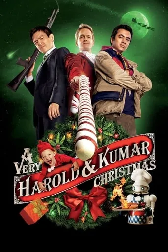 A Very Harold & Kumar Christmas movie poster - Rated 5.998/10