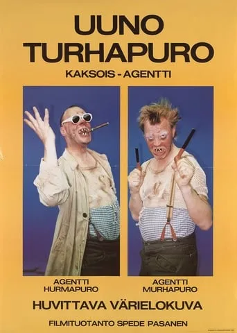 Uuno Turhapuro kaksoisagentti movie poster - Rated 4.182/10