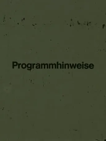 Programmhinweise movie poster - Entertainment content