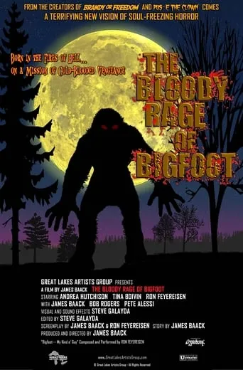 Bloody Rage of Bigfoot movie poster - Rated 1/10