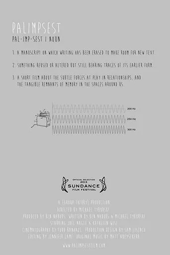 Palimpsest movie poster - Rated 5.5/10