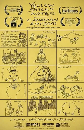 Yellow Sticky Notes: Canadian Anijam movie poster - Rated 6/10