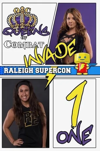 Queens of Combat Invade Supercon Night 1 movie poster - Rated 10/10