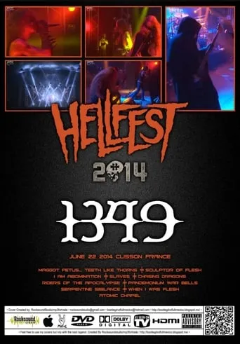 1349 - Live at Hellfest, Clisson, FRA 2014 movie poster - Rated 6/10