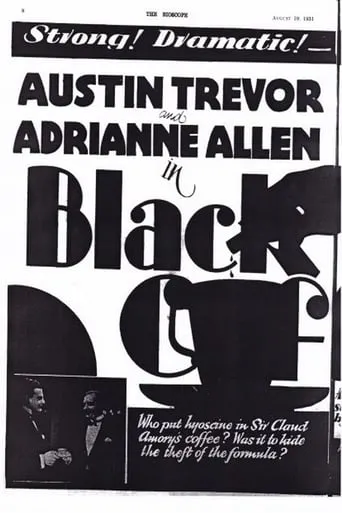 Black Coffee movie poster - Rated 6/10