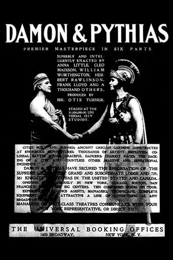 Damon and Pythias movie poster - Rated 5/10