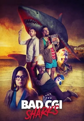 Bad CGI Sharks movie poster - Rated 5.7/10